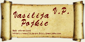 Vasilija Pojkić vizit kartica
